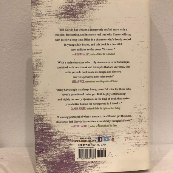 YA Book "Symptoms of Being Human" by Jeff Garvin - Picture 2 of 10